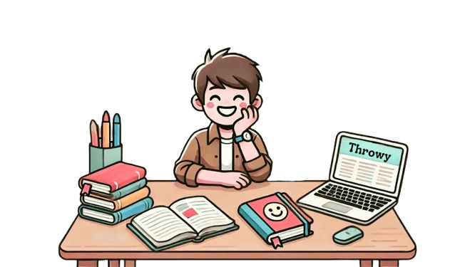 Uma pessoa concentrada estudando com materiais organizados, enquanto um gráfico de progresso aparece em uma tela próxima.